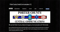 Desktop Screenshot of portercounty911.org